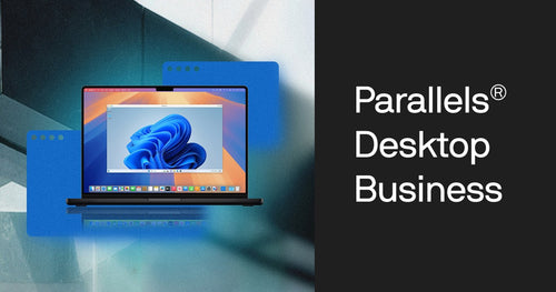 Parallels Desktop 26 Business Edition box art for running Windows on a Mac