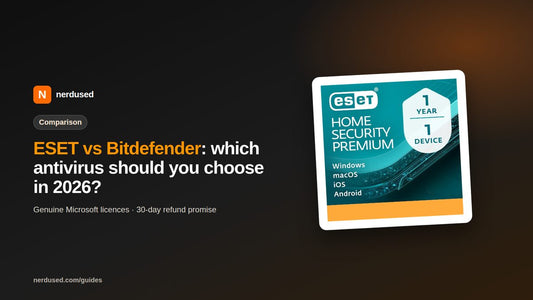 ESET vs Bitdefender: which antivirus should you choose in 2026? | Nerdused guide