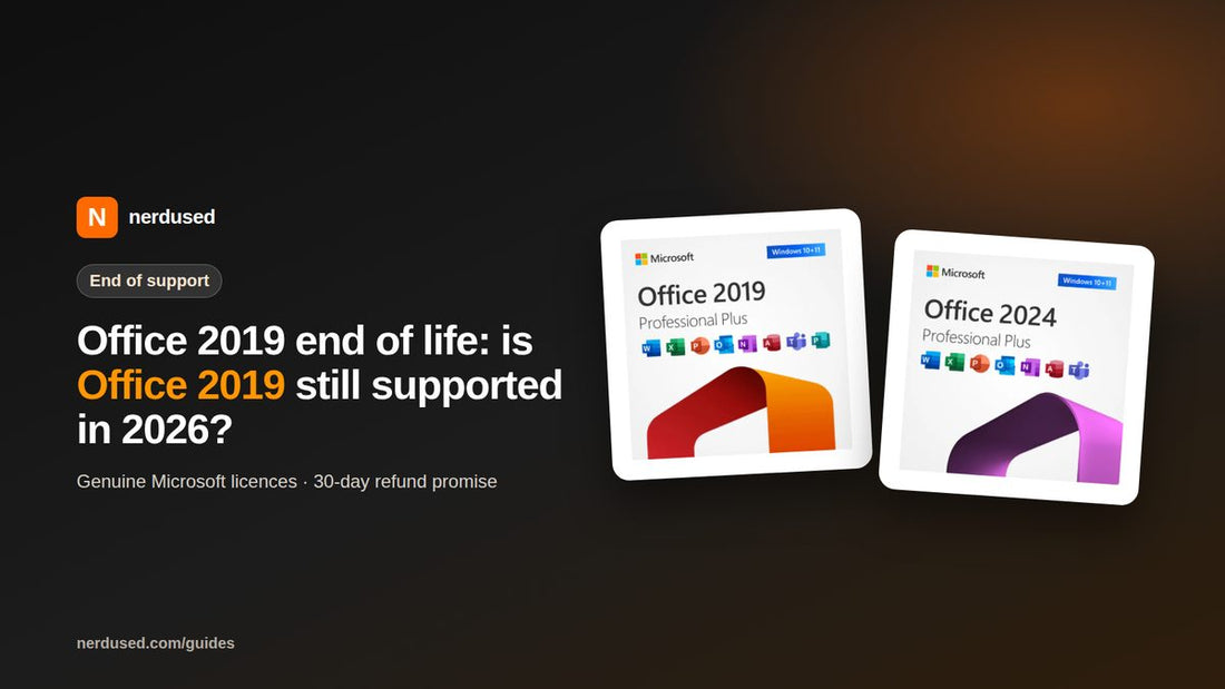 Office 2019 end of life: is Office 2019 still supported in 2026? | Nerdused guide