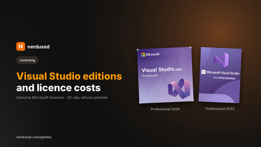 Visual Studio Professional 2026 and Visual Studio 2022 Professional - editions and licence costs