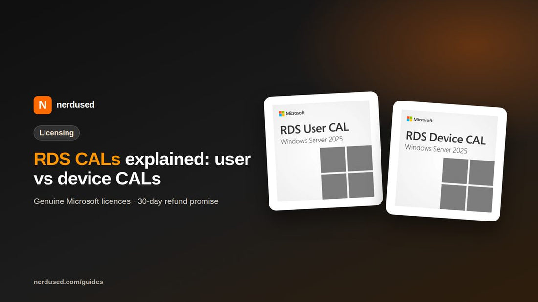 RDS CALs explained: user vs device CALs | Nerdused guide