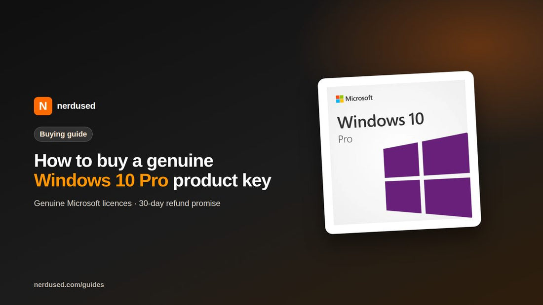 How to buy a genuine Windows 10 Pro product key | Nerdused guide
