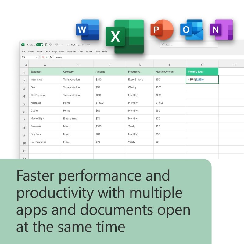 Microsoft Office 2024 Home & Business for PC or MAC | Lifetime License