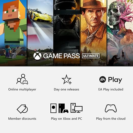 Xbox Game Pass Ultimate –  GLOBAL | 1 Month Membership | Xbox Series X|S, Xbox One, Windows DIGITAL CODE