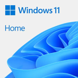 Microsoft Windows 11 Home product packaging and licence key artwork