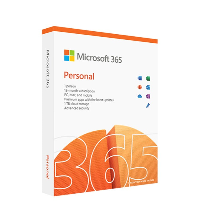 Microsoft 365 Personal | 1 YEAR | GLOBAL | 1 USER | 1TB STORAGE | PC/Mac Instant Download