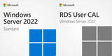 Microsoft Windows Server 2022 Standard + 50 RDS User CALs | Complete Bundle | Lifetime License