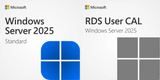 Microsoft Windows Server 2025 Standard + 50 RDS User CALs | Complete Bundle | Lifetime License