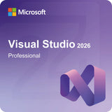 Microsoft Visual Studio Professional 2026 box art for the development IDE