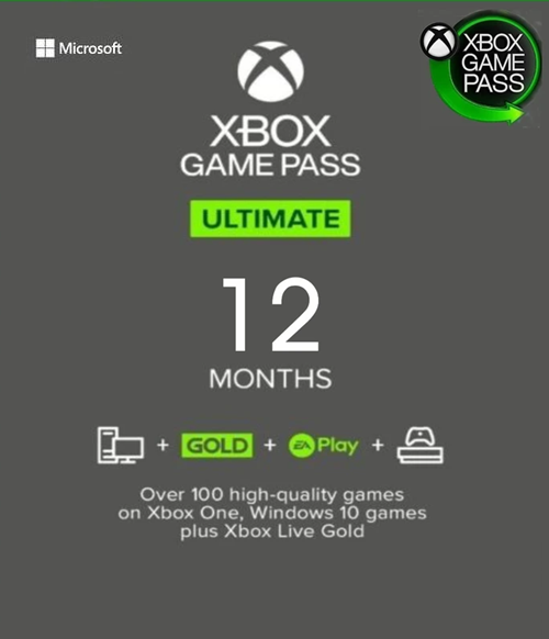 Xbox Game Pass Ultimate – GLOBAL | 12 Month Membership | Xbox Series X|S, Xbox One, Windows DIGITAL ACCOUNT